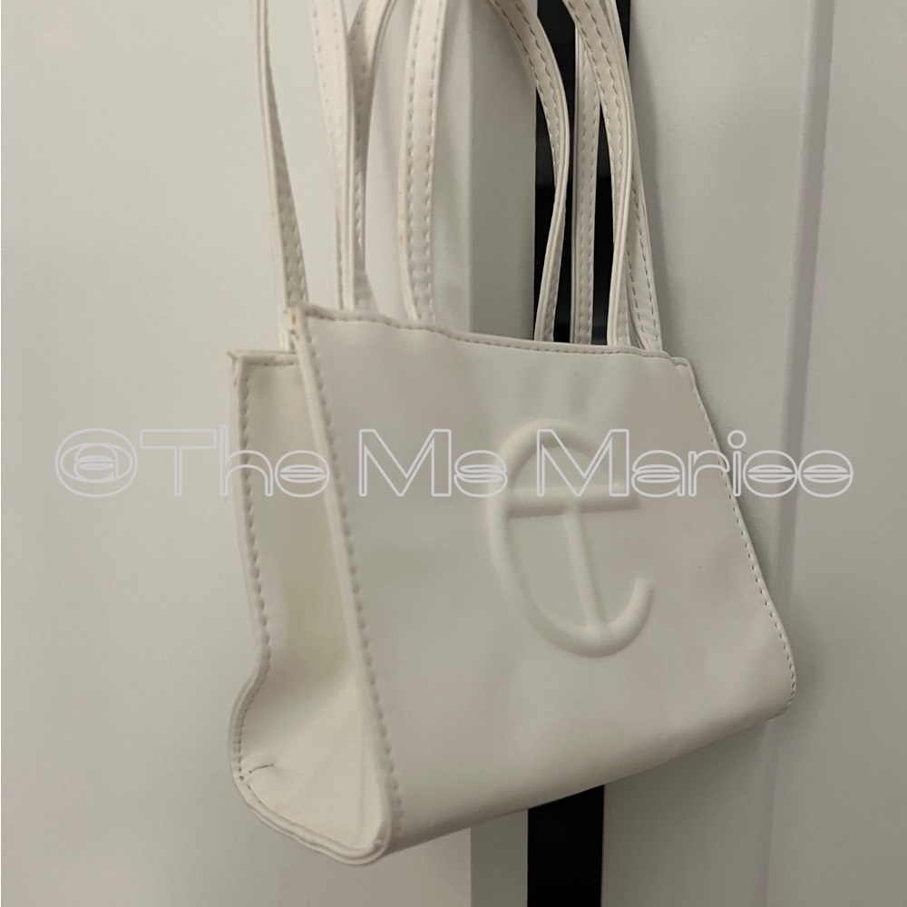 Small White Telfar Shopper Bag Gently Worn